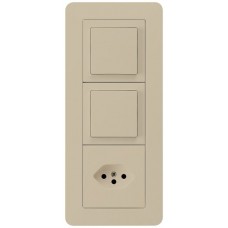 UP-Kombination kallysto.trend Gr.I-I-I vertikal 2xSchalter S3+Typ 13 beige KMT UP-Kombination kallysto.trend Gr.I-I-I vertikal 2xSchalter S3+Typ 13 beige KMT