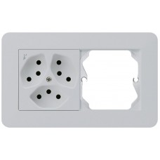 UP-Kombination kallysto.trend Gr.I-I horizontal 3xTyp 13S+leer lichtgrau KMT