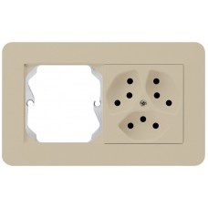 UP-Kombination kallysto.trend Gr.I-I horizontal leer+3xTyp 13 beige KMT