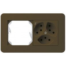 UP-Kombination kallysto.trend Gr.I-I horizontal leer+3xTyp 13S braun S KMT