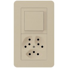 UP-Kombination kallysto.trend Gr.I-I vertikal Impulstaster+Kombi S3/Typ 13 beige KMT