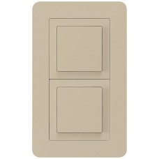 UP-Kombination kallysto.trend Gr.I-I vertikal Impulstaster+Schalter S3 beige KMT