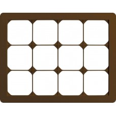 UP-Kopfzeile kallysto.trend 3x4 braun horizontal