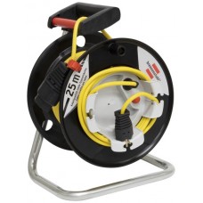 Kabelrolle Garant G 240 Ø240mm 1xTyp 13 IP55 25m H05VV-F 3x1mm² gelb