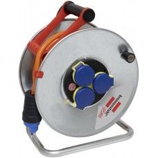 Kabelrolle Garant SK 240 Ø240mm 25m 3x1.5mm² 3xTyp 13 Stahl grau IP44