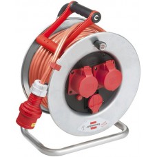 Kabelrolle Garant SK 320 Ø320mm 25m 5x1.5mm² 2xTyp 13 2xTyp 15 Stahl grau IP44