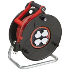 Kabelrolle Garant ST 290+Bretec Ø290mm 4xT13 50m H05VV-F 3x1.5mm² rot