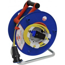 Kabelrolle Grant G Bretec 290 Ø290mm 33m 3x1.5mm² 1xTyp 13 Kunststoff blau IP44
