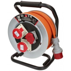 Kabelrolle MH maxReel Stahl 2xCEE16 1xTyp 25 IP44 5x2.5mm² 25m IP44