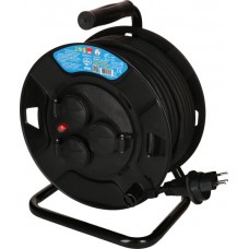 Kabelrolle Max Hauri Kunststoff 230V 10A 3xTyp 13 33m 3x1.5mm² IP55 schwarz