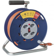 Kabelrolle STERO LOOP Gr.1 4xT13 50m TD3x1mm² blau/grün