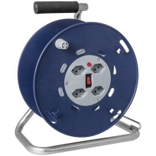 Kabelrolle STERO LOOP Gr.1 4xTyp 13 ohne Kabel blau/grau STE