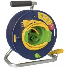 Kabelrolle STERO LOOP KU Haspel grün-gelb 25m Td 3x1mm² T12 1+1xT13