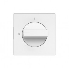 Drehschalter EDIZIO.liv 2P 0-1 T=40mm weiss