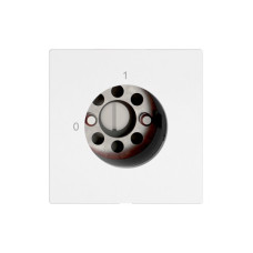 Schlüsselschalter EDIZIO.liv für KABA 1262KA 3P 0-1 T=77mm weiss