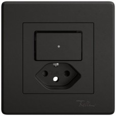 UP-Montageset EDIZIO.liv SNAPFIX für Kombination T13 1 Knopf mit Frontlinse Shutter schwarz GMI A FL K