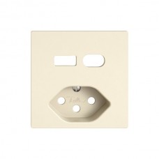 Montageset EDIZIO.liv SNAPFIX für Kombination USB A+C/Steckdose Typ 13 crema
