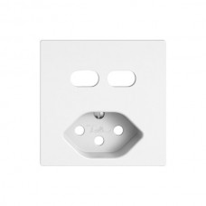 Montageset EDIZIO.liv SNAPFIX für Kombination USB C+C/Steckdose Typ 13 weiss