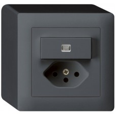 AP-Kombination I kallysto L-6/1L +Typ 13 ohne Kinderschutz anthrazit