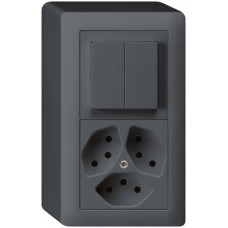 AP-Kombination kallysto 1/1L+3xTyp 13 anthrazit ST KX