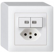 AP-Leuchtkombination 2xAR/1L+Typ 13 weiss kallysto 2 Linsen KX AP-Leuchtkombination 2xAR/1L+Typ 13 weiss kallysto 2 Linsen KX