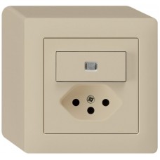 AP-Leuchtkombination 3/1P+Typ 13 beige kallysto mit Kinderschutz KX