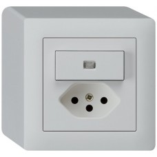 AP-Leuchtkombination AR/1L+Typ 13 hellgrau kallysto KX