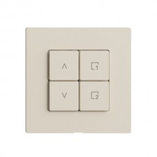 Bedienaufsatz zu Storenschalter 1K Szene/4T WLAN Edue Wiser crema S W A F