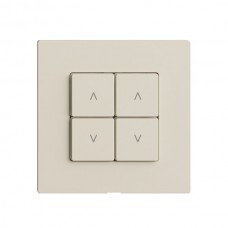 Bedienaufsatz zu Storenschalter 2K/4T WLAN Edue Wiser crema W A F