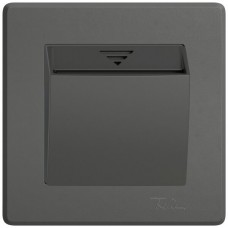 UP-Montageset EDIZIO.liv SNAPFIX für Hotelcard ON/OFF 1-Kanal dunkelgrau