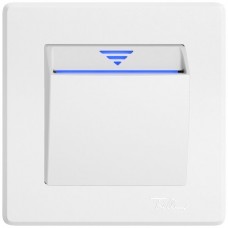 UP-Hotelcard EDIZIO.liv SNAPFIX ON/OFF Schaltaktor Zeitnachlauf 1 Schaltkontakt weiss GMI A