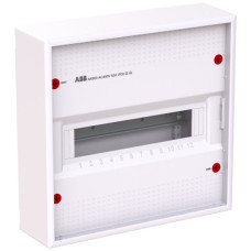 AP-Kleinverteiler ABB AK612N2 1-reihig 12TE 328x339x99mm weiss