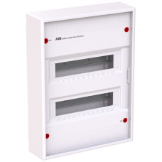 AP-Kleinverteiler ABB AK624N3 2-reihig 24TE 453x339x99mm weiss