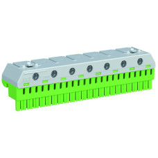 Klemmenblock ABB ZK237G 63A 7x2.5-25mm²+23x1.5-4mm² (Quick) gelb-grün