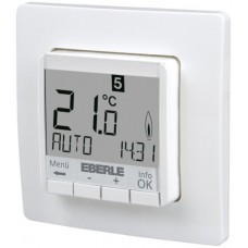 UP-Uhrenthermostat Eberle FIT 3R, Display weiss, 230V 1S 5-30°C weiss
