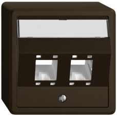 AP-Montageset EDIZIO.liv SNAPFIX für freenet Kat.5e/6 Adapter 2x braun AP-Montageset EDIZIO.liv SNAPFIX für freenet Kat.5e/6 Adapter 2x braun