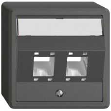 AP-Montageset EDIZIO.liv SNAPFIX für freenet Kat.5e/6 Adapter 2x dunkelgrau AP-Montageset EDIZIO.liv SNAPFIX für freenet Kat.5e/6 Adapter 2x dunkelgrau