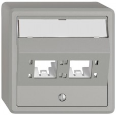 AP-Montageset EDIZIO.liv SNAPFIX für freenet Kat.6A Adapter 2x hellgrau AP-Montageset EDIZIO.liv SNAPFIX für freenet Kat.6A Adapter 2x hellgrau