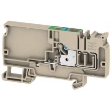Einspeiseklemme Weidmüller AAP11 FE PUSH IN 6mm² TS35 beige WE
