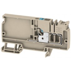 Einspeiseklemme Weidmüller AAP11 LO PUSH IN 6mm² 41A TS35 beige blau WE