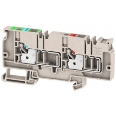 Einspeiseklemme Weidmüller AAP13 FE-LO PUSH IN 6mm² 250V 41A TS35 beige