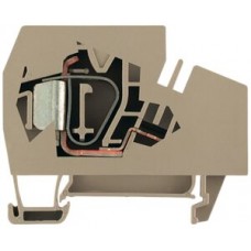 Einspeiseklemme Weidmüller ZEI 16-2/1AN Zugfeder 16mm² 76A TS35 beige