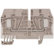 Einspeiseklemme Weidmüller ZEI 6 Zugfeder 6mm² 41A TS35 beige