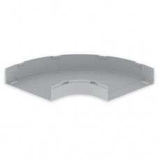 Flachbogen 90° halogenfrei achatgrau RAL7038 100x400 U48X