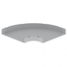 Flachbogen 90° halogenfrei achatgrau RAL7038 100x600 U48X
