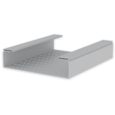 Kabelrinne gelocht halogenfrei achatgrau RAL7038 100x400 U48X - Länge 3m Kabelrinne gelocht halogenfrei achatgrau RAL7038 100x400 U48X - Länge 3m