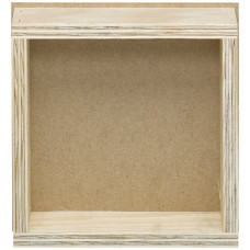 UP-Einlasskasten robusto 2x2 Holz roh