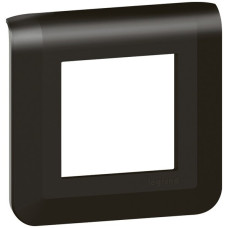 Abdeckrahmen MOS 1x2 Module schwarz matt
