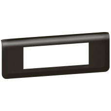 Abdeckrahmen MOS 1x6 Module horizontal schwarz matt