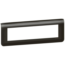 Abdeckrahmen MOS 1x8 Module horizontal schwarz matt